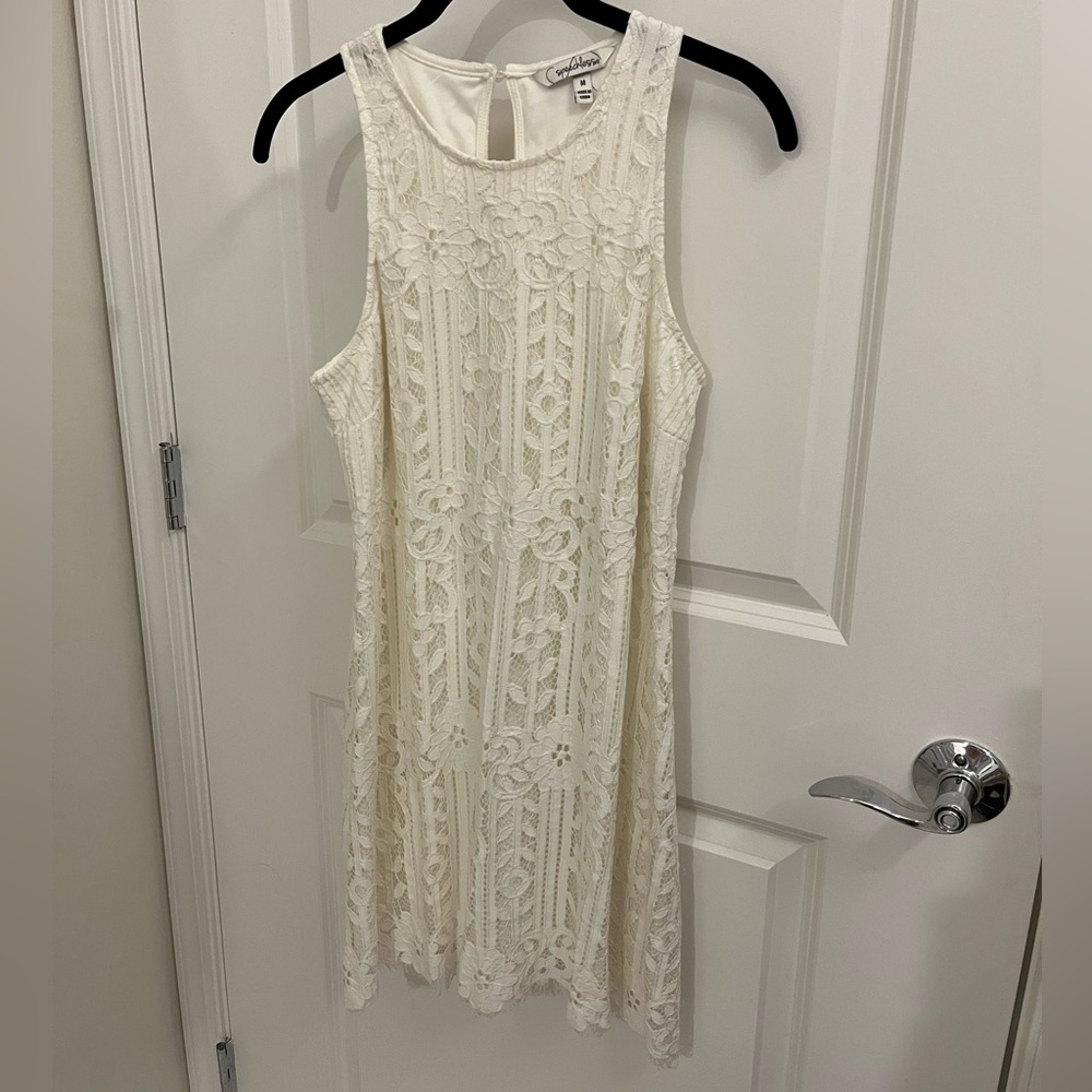 Speechless White Lace Dress